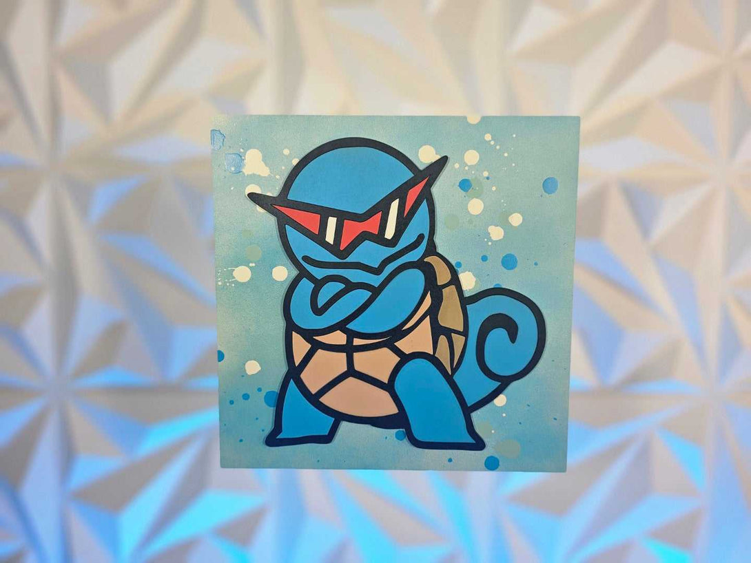 Aqua Turtle Poke Sign