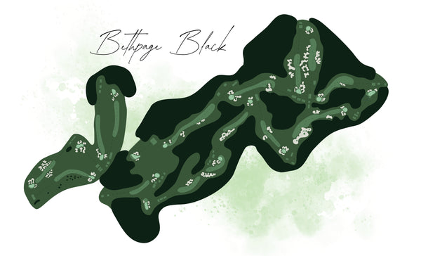 Bethpage Black Course Art Print