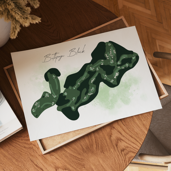Bethpage Black Course Art Print