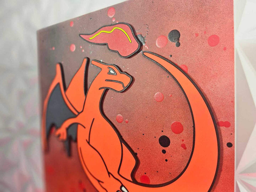 Fire Dragon Poke Sign