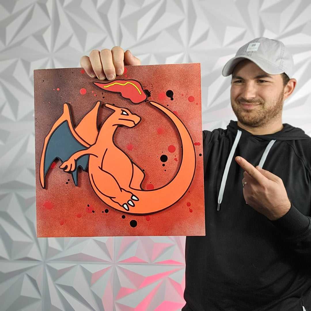 Fire Dragon Poke Sign