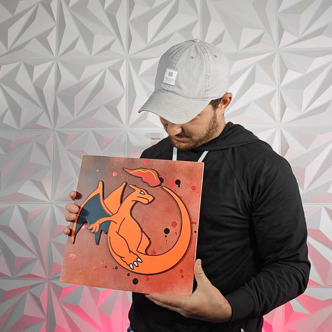 Fire Dragon Poke Sign