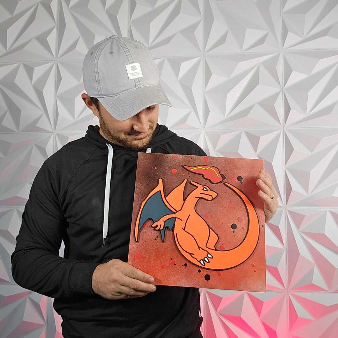 Fire Dragon Poke Sign