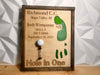 Hole In One Golf Wood Sign