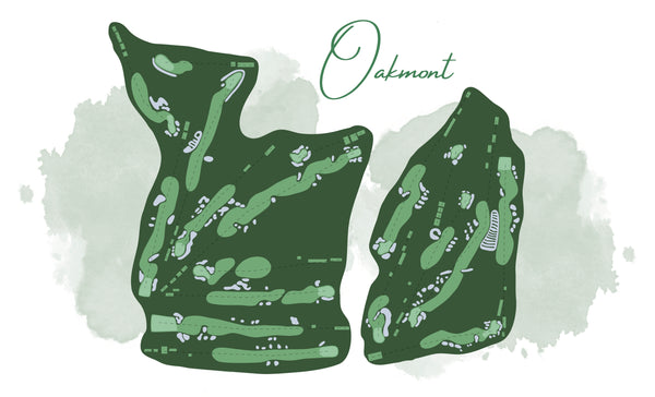 Oakmont Course Art Print