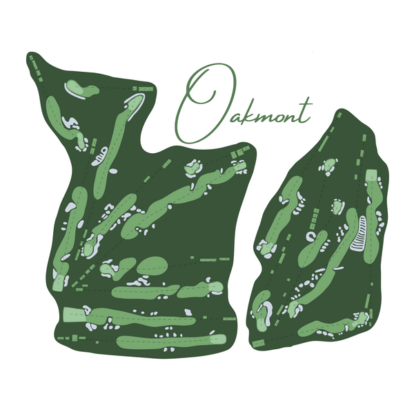 Oakmont COurse Sticker