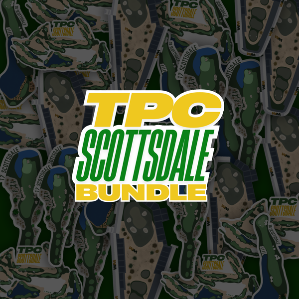 Scottsdale Golf Course Sticker Bundle (4-Pack)