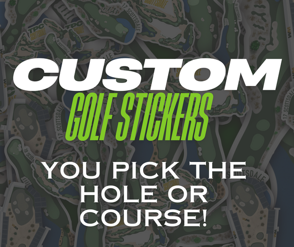 Custom Golf Sticker 5-Pack