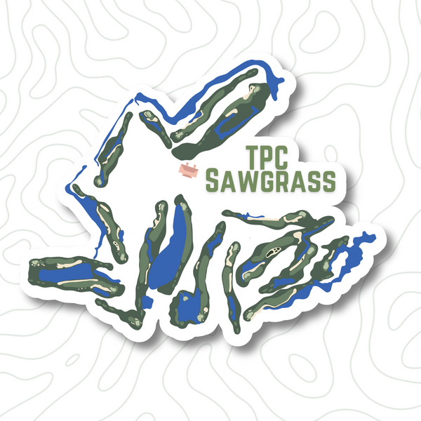 Sawgrass Course Sticker