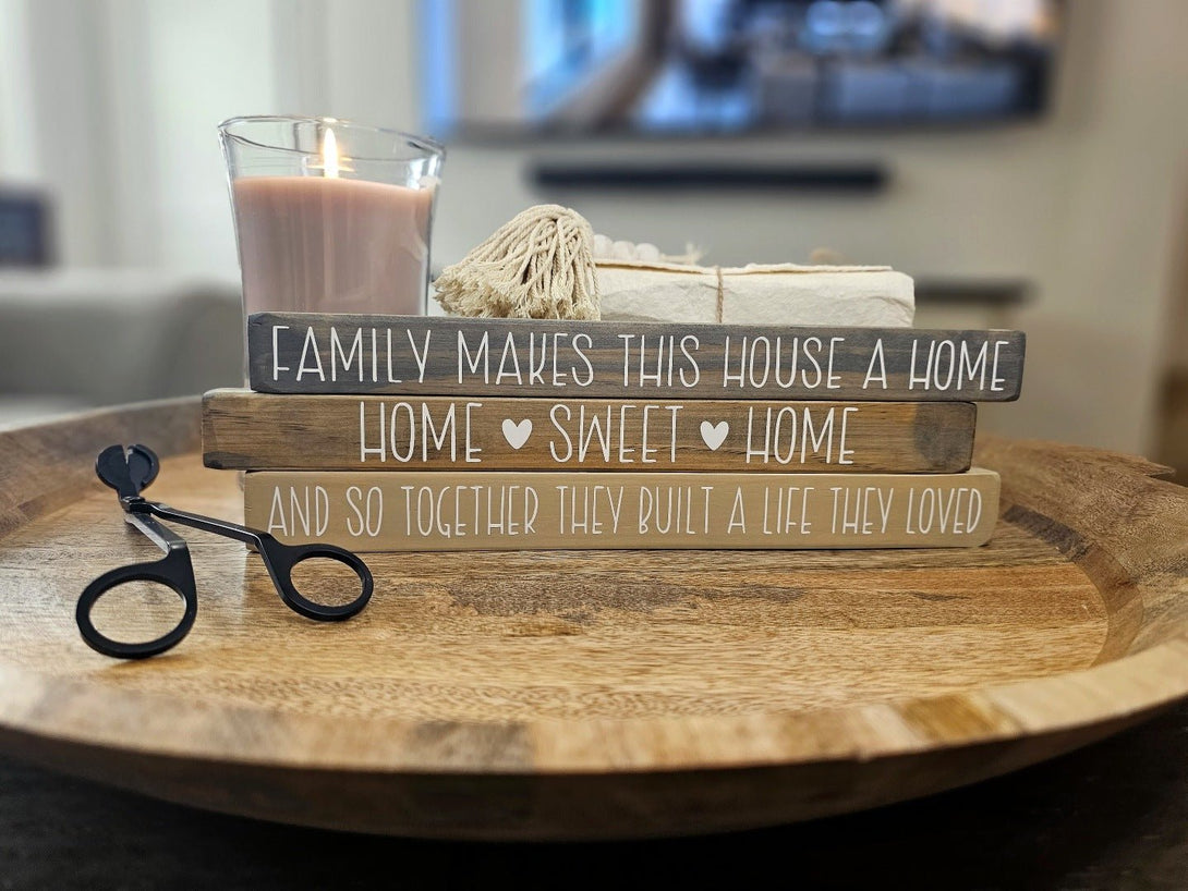 Custom Small Quotes Tabletop Shelf Sitter Sign