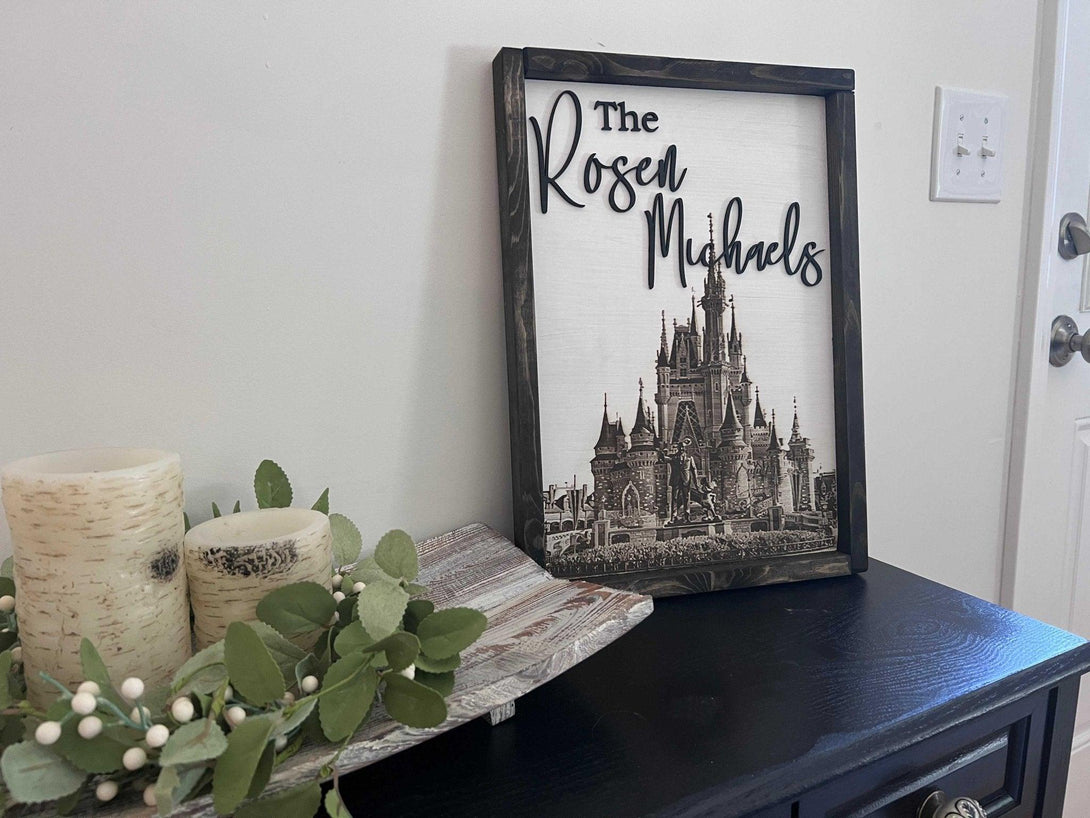 Custom Family Castle Sign