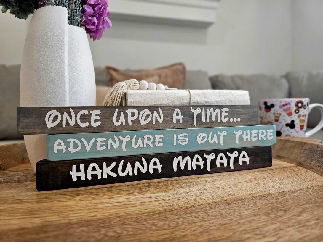 Fairy Tale Quote Magic Tabletop Sign