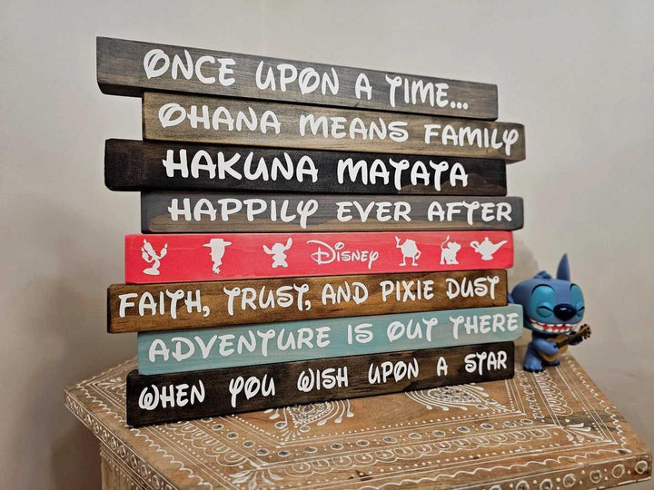 Fairy Tale Quote Magic Tabletop Sign