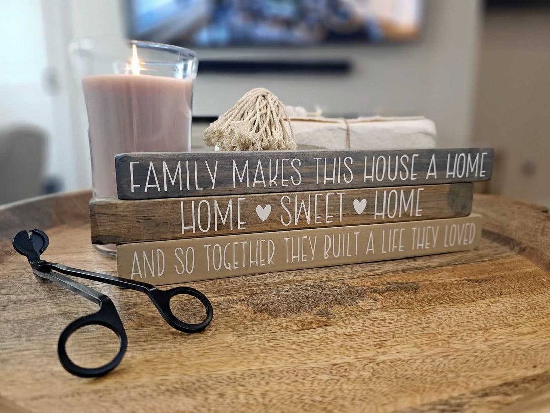 Home Sayings Table/Shelf Signs